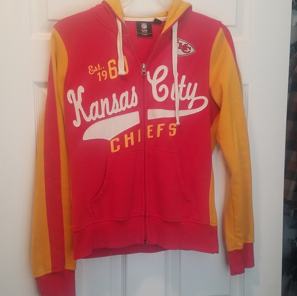NFL KC Kansas City Chiefs sweatshirt jacket